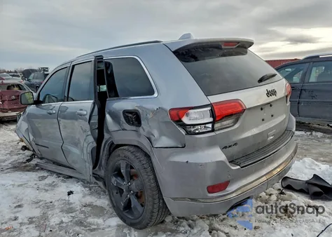 2016 Jeep Grand Cherokee Overland z USA, uszkodzony, nr VIN 1C4RJFCG5GC462661